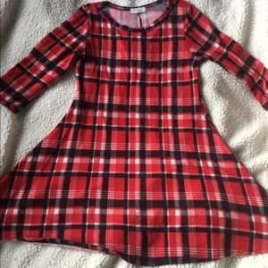 Plaid Print dress